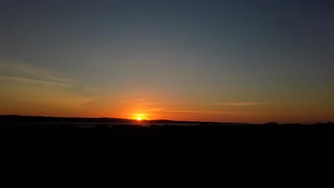 Dawn in Carloforte, Sardinia Motion Timelapse Stock Footage