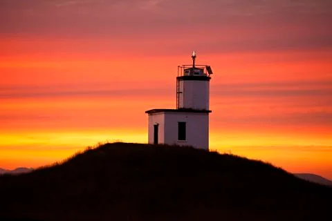 Dawn at cattle point Stock Photos