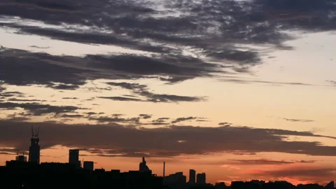 Dawn of the city Stock Footage