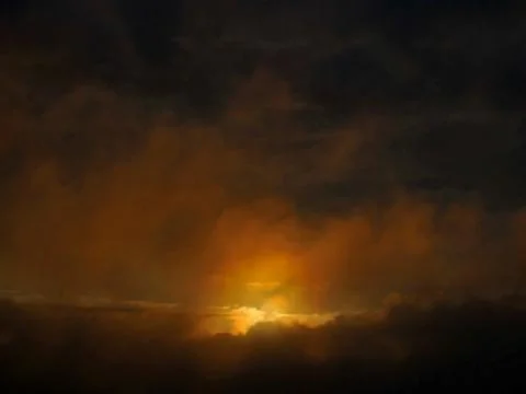 Dawn clouds Stock Illustration