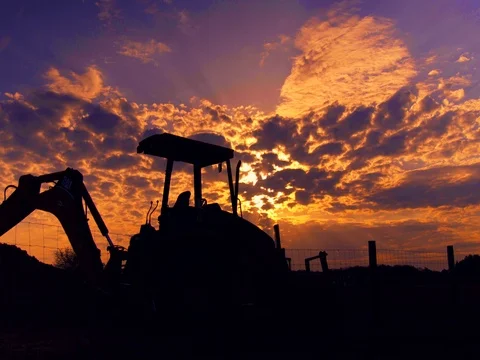 Dawn Cloudy Sky Stock Footage 75771510