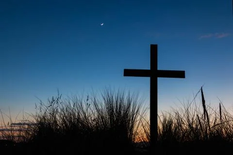 Dawn cross Stock Photos