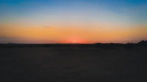 Dawn Desert Stock-Fotos