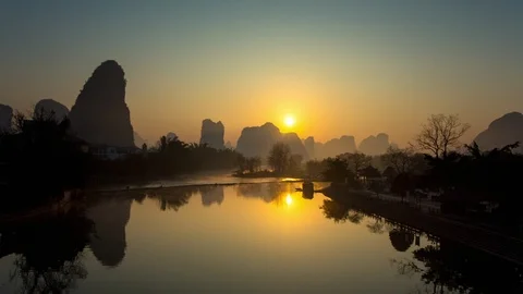 Dawn Stock Footage 97491149