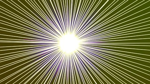 Dawn Glow Lens Effect Stock Illustration