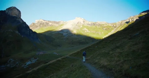 Dawn Hike in Green Mountain Range Stock Footage 169937077