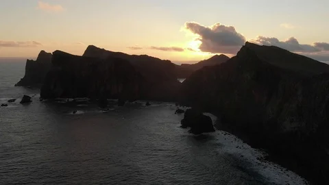 Dawn on the island Stock Footage 120744511