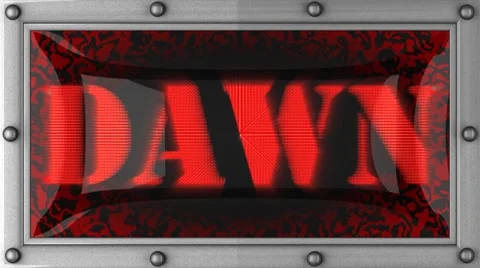 Dawn on led Stock Footage 8693633