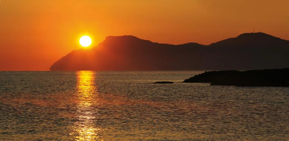 Dawn on majorca Stock Photos