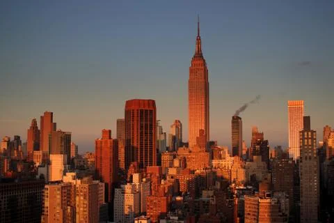 Dawn in Manhattan 2 Stock Photos