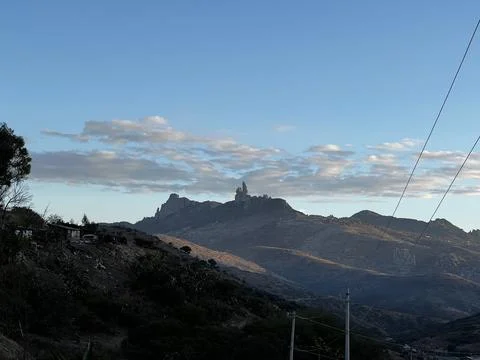 Dawn in the mountains Stock Photos