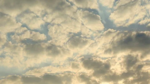 Dawn. The movement of clouds in the sky (Time Lapse) Full HD Stock Footage 49171749