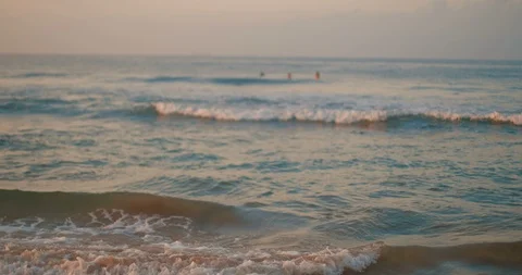 Dawn on the ocean Stock Footage 87260983