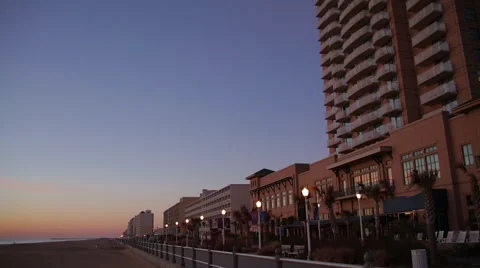 Dawn at the oceanfront Stock Footage 46699202