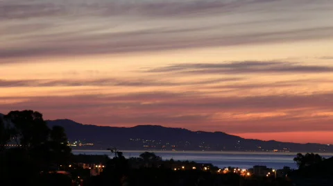 Dawn over the bay Video stock 515109