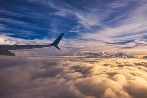 Dawn Over the Clouds Foto stock