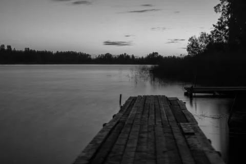 Dawn over Lake Stock Photos