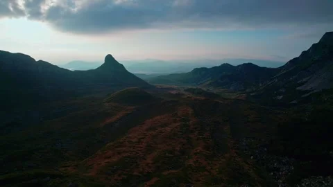 Dawn over the mountain tops Stock Footage 281970971