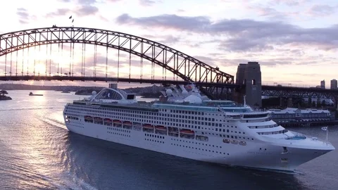 Dawn Princess Stock Footage 72633298