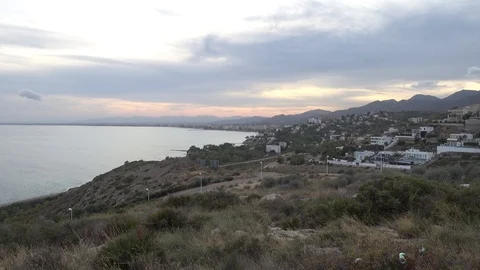 Dawn in the renega of Oropesa Video stock 120414195