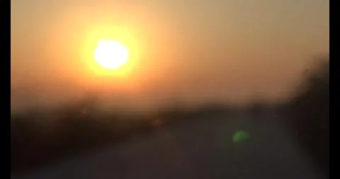 Dawn on the road Stock Footage 297724002