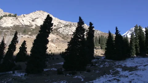 Dawn in the Rocks HD Stock Footage 121136282