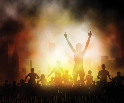 Dawn run winner Illustrazione stock