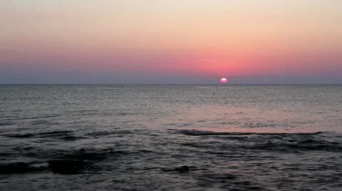 Dawn on the sea Stock Footage 11656207