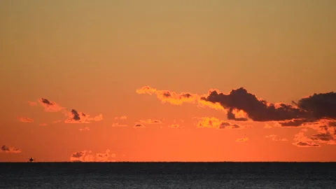 Dawn on the sea Stock Footage 219943120
