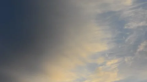 Dawn sky with clouds and birds Видео 144491031