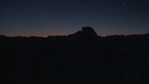 Dawn Sky at Glacier Point Vidéo 266203419