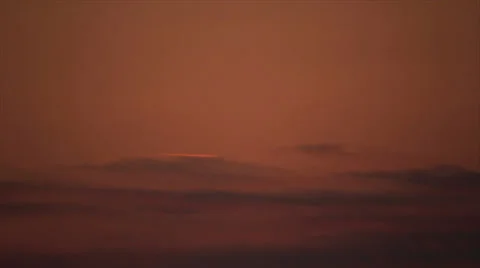 Dawn sky jet view Stock Footage 34760365