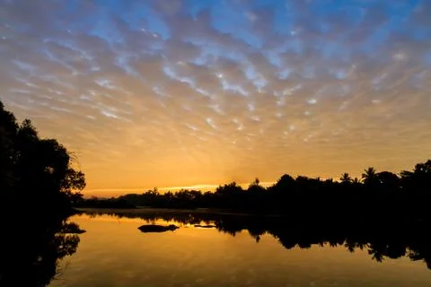 Dawn Sky Foto stock