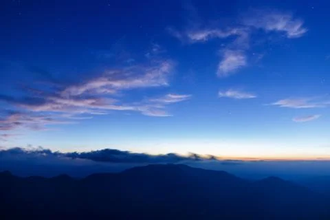 Dawn sky Stock Photos