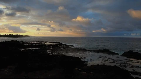 Dawn At Spouting Horn Stock Footage 104171511