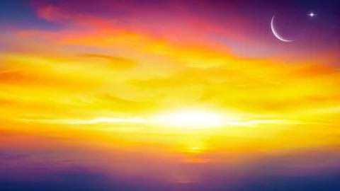 Dawn of the sun 1 Stock Photos