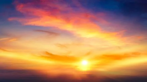 Dawn of the sun Stock Photos
