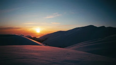Dawn, Sunset Of The Amazing Mountain 스톡 동영상 87978064