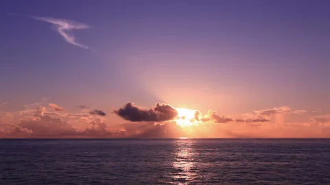 Dawn at Taikin Coast Stock Footage 331998662
