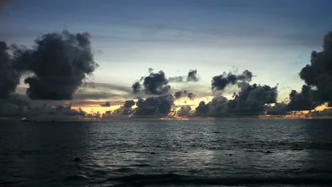 Dawn of the Three Islands Stock-Footage 324921474