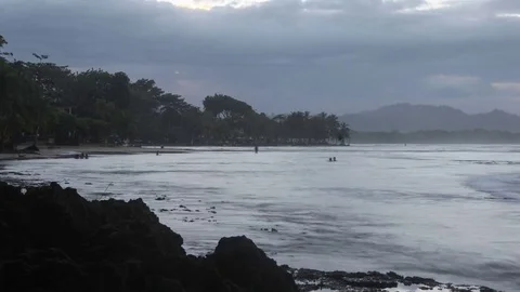 Dawn timelapse of beach. Stock Footage 74456169