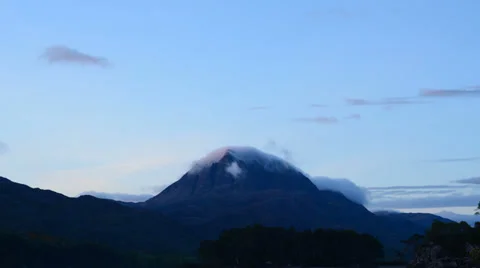 Dawn timelapse mountain Stock Footage 29718019