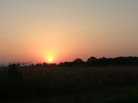 Dawn in Ukraine 스톡 사진