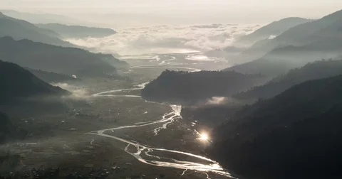 Dawn in the Valley Video stock 70509986