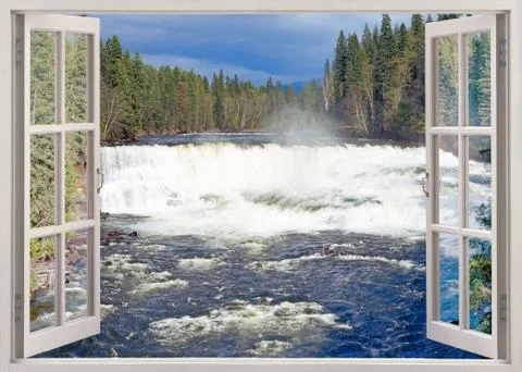 Dawson Falls Foto stock