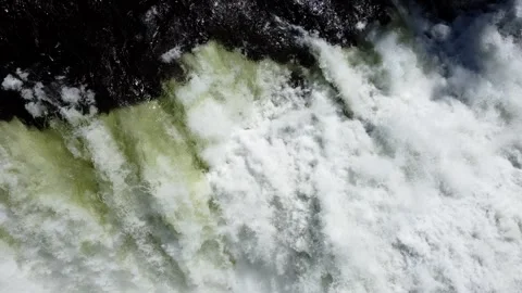 Dawson Falls is a waterfall on the Murtle River in British Columbia Canada Stock-Footage 280387751
