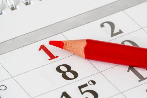 Day 1 of month Stock Photos