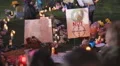 Day 3 - UMC AZ Vigil for victims symbolic signage peace not crosshairs Video HD