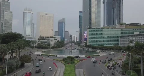 Jakarta Landmark Stock Footage ~ Royalty Free Stock Videos 