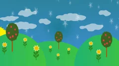 Day and night tranistion Stock After Effects